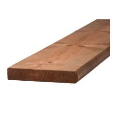 Marche en bois traité brun, 48"