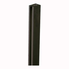 Moulure de finition en PVC, Noir fusain, 1 1/4" x 3/4" x 98"