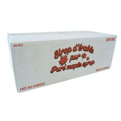 Lithographed Box For Maple Syrop Cans - White - 8 x 540 ml