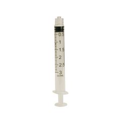 Seringue Luer Lock ALLISON - blanc, 3 ml, 100/pqt