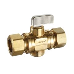 Straight ball valve