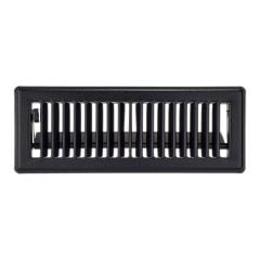 Floor Register - Black - 4" x 10"