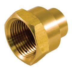 Adaptateur femelle sans plomb usiné barre, 1/2" x 1/4"