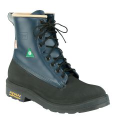 Bottes de travail 10", bleu, grandeur 9