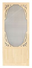 Porte moustiquaire en bois, 33" x 81" x 1 1/8"