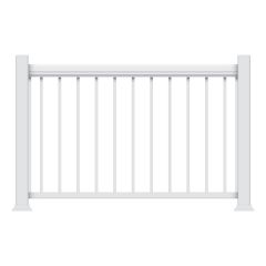 Legacy Modular Aluminum Railing - 59" x 36" - White