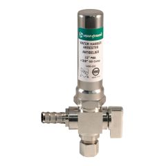 Water hammer arrester valve