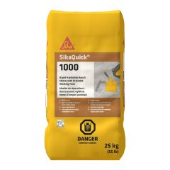 Mortier à durcissement rapide et temps d’emploi prolongé Sika Quick 1000, gris, 25 kg