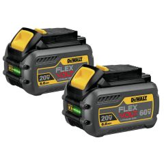 Batterie, Flexvolt, 20 V/60 V, 2/pqt