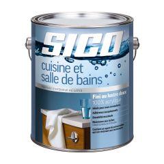 Peinture SICO Cuisine et salle de bains, Doux, Base 2, 3.78 l