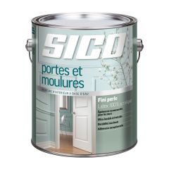 Peinture SICO Portes et moulures, Perle, Base 2, 3.78 l