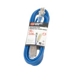 Rallonge extérieure, 3 m, 13 A - 45001, bleu