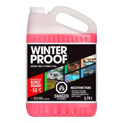 WinterProof, Antigel non toxique pour systèmes d’eau avec protection BurstGuard, 3,78 L