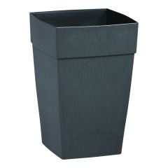 Self-Watering Harmony Tall Planter -  12" x 18" x 12" - Slate