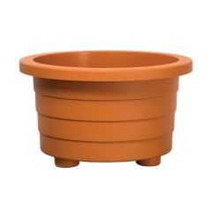 Futura Round Pot - 9" x 15" - Terra Cotta