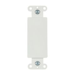 Decorative insert plate cover - White