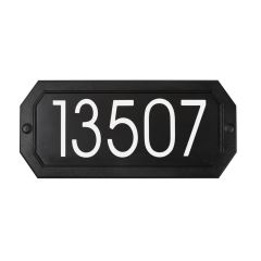 Econo address plate - Black - 11 1/2" x 5 1/4"