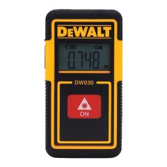 Pocket Laser Distance Measurer - 30' - Black and Yellow