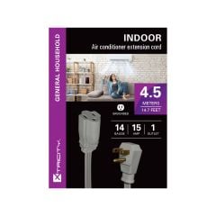 Air Conditioner Extension Cord - 4,5 m - Grey