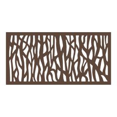 Sprig Decorative Panel - 0.3" x 4' x 2' - Canyon Brown