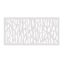 Sprig Decorative Panel - 0.3" x 4' x 2' - White