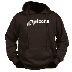 Unisex Agrizone Hoodie SweatShirt - Black - Size Large