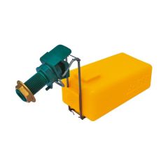 Float valve for drinking trough