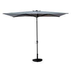 Parasol de balcon, 7,5', gris