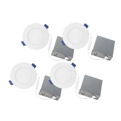 Recessed Light - 11 W - 3,000 K - Soft White - 4/Pkg