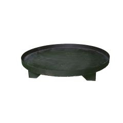 Base ronde en métal pour foyer BBQ, 34"