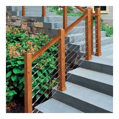 Stainless Steel Cable for Stair Railing - 1/8" x 5'