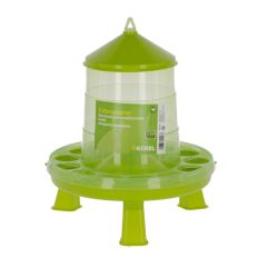 Poultry Plastic Feeder with Feet  - 12 kg (26.5 lb ) - Green