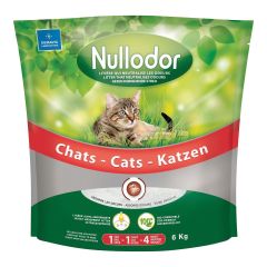 Litière pour chat, gel silice, 6 kg