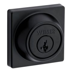 Elements Square Deadbolt - Grade 3 - Matte Black