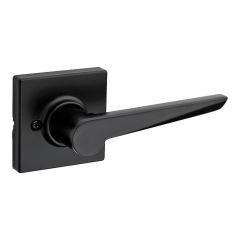 Tristan Square Rose Passage Lever - Matte Black