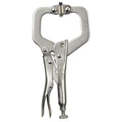 Locking C Clamp with Swivel Pads - 6"