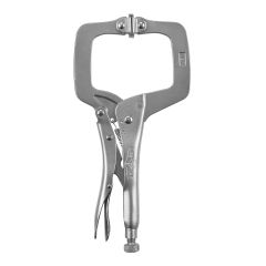 Locking C Clamp with Swivel Pads - 11"