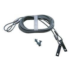 Garage door safety cables