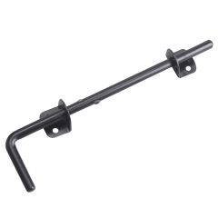 Barrel bolt, black, 12"