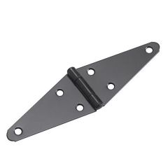 Heavy Duty Strap Hinge - Black - 4" - 2/Pkg