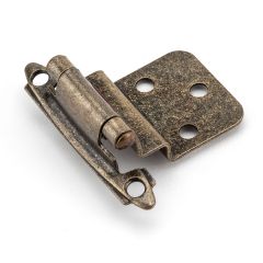 Semi-Concealed Self-Closing Hinge - Antique english - 2 3/4" - 2/Pkg