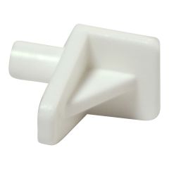 Support à tablette en plastique, blanc, 5 mm x 15 mm x 10 mm, 8/pqt