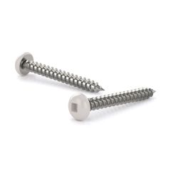 Metal Screws - Colored Pan Head - White - 5/8" - 12/Pkg