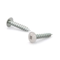 Metal Screws - White Truss Head - White - 1 1/2" - 7/Pkg