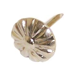 Rosette nail - Nickel - 1/2" - 30/Pkg