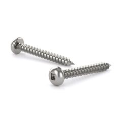 Stainless Steel Metal Screws - Pan head - #6 x 1/2" - 100/Pkg