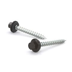 Roof Metal Screws - Hex Head with Steel and Neoprene Washer - #9 x 1 1/2" - 100/Pkg