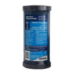 High flow water filter carbon cartridge