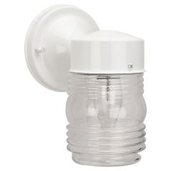 Outdoor Wall Light - 3.5" x 6" x 6" - White