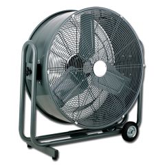 Two-speed Round Portable Drum Fan, 24"